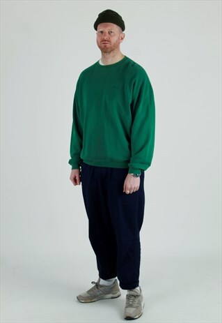 90S HUGO BOSS BARBADOS BLACK EMBROIDERED LOGO SWEATSHIRT