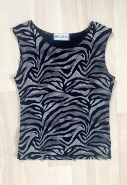 90's Animal Print Cami Top