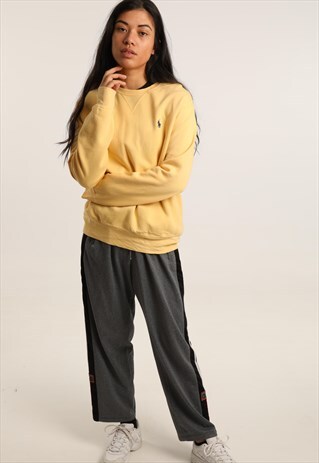 VINTAGE POLO RALPH LAUREN EMBROIDERED LOGO SWEATSHIRT