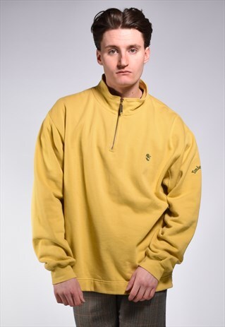 VINTAGE 90S TIMBERLAND WEATHERGEAR QUARTER ZIP SWEATSHIRT