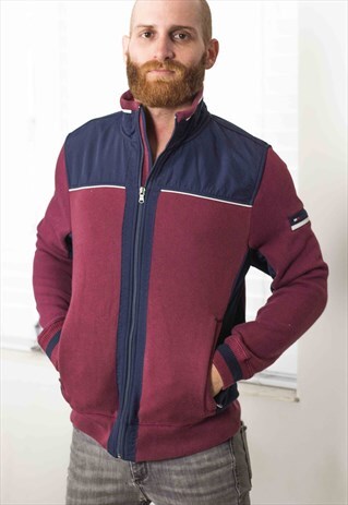 VINTAGE TOMMY HILFIGER JACKET LOGO 90S S 26.5