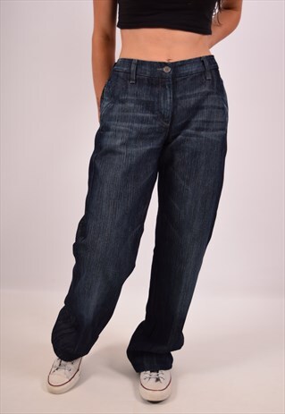navy blue armani jeans