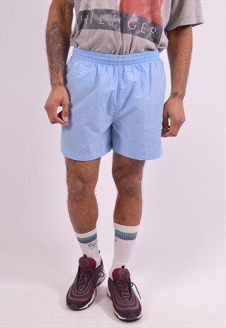 KAPPA MENS VINTAGE SHORTS MEDIUM BLUE 90S
