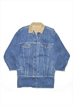 LEVI'S Made in USA Blue 90s Regular Denim Coat Womens S