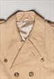 CLASSIC '70S LIGHT BROWN LONGLINE TRENCH COAT