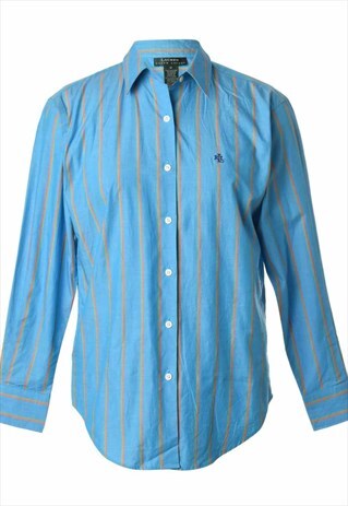1990S RALPH LAUREN STRIPED SHIRT - S