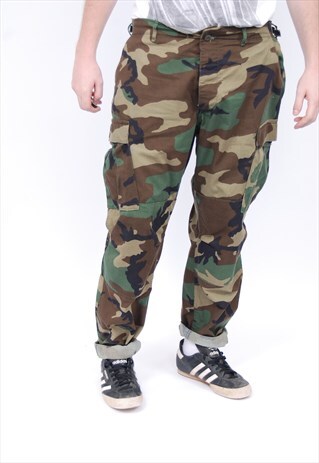 VINTAGE CAMO CAMOUFLAGE TROUSERS