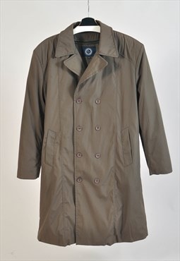 Vintage 90s trench coat in khaki 