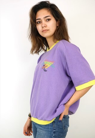 VINTAGE 90'S SHORT SLEEVE SWEATSHIRT