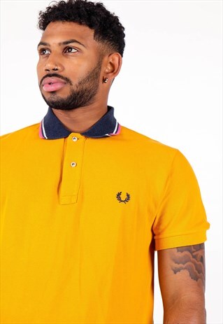 VINTAGE FRED PERRY POLO T-SHIRT AWT46