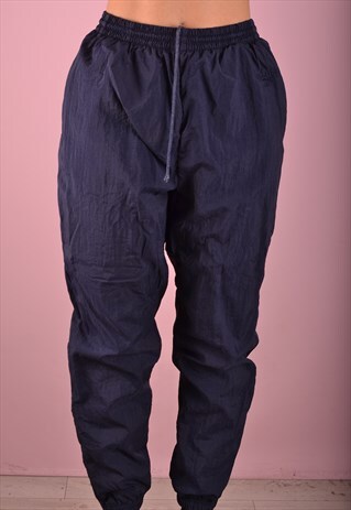 BLUE REEBOK TRACKSUIT BOTTOMS GTB213