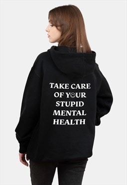 Take Care Of Your Mental Health Hoodie Aesthetic Smiley Face