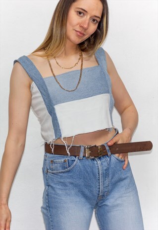 REWORKED LEVI PATCHWORK TOP