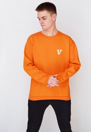 ORANGE V (WHITE) SWEATSHIRT