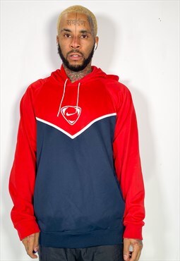 Nike red hoodie