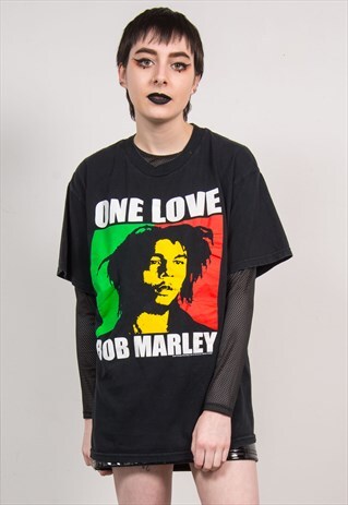 BOB MARLEY 'ONE LOVE' PRINT T-SHIRT