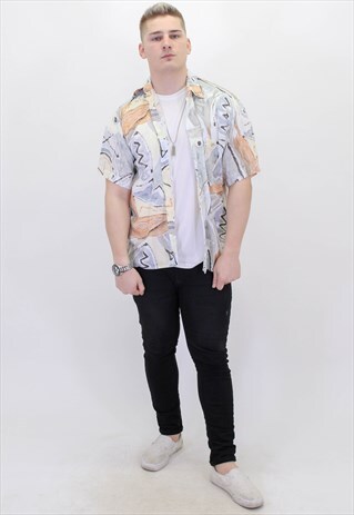 VINTAGE PATTERN FESTIVAL SHIRT