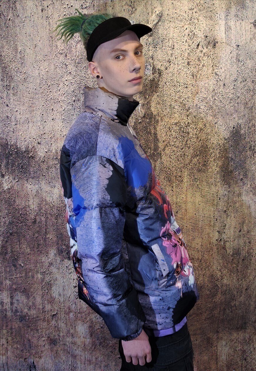 Commission - Puffer jacket by HikaReki on DeviantArt