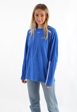 BLUE NIKE FLEECE JUMPER GJ4754
