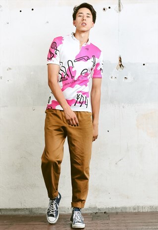 VINTAGE 80S BOLD SPORTS JERSEY