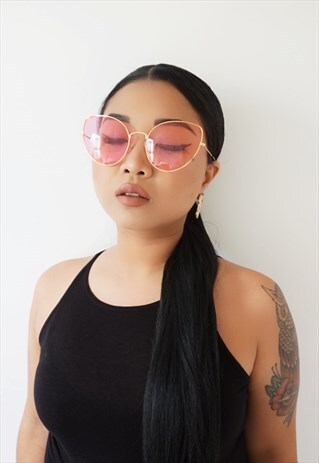 VINTAGE STYLE SUMMER 90S Y2K OVERSIZE SUNGLASSES SHADES
