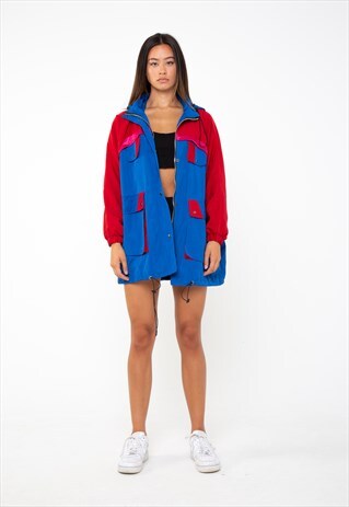 COLOUR BLOCK RAINCOAT
