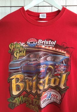 Red Bristol Motor Speedway T-Shirt