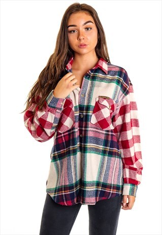 VINTAGE FLANNEL SHIRT S846