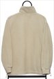 VINTAGE CUSTOMISED FULL ZIP CREAM FLEECE WOMENS