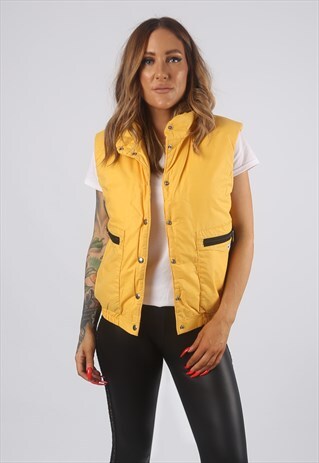 VINTAGE THE NORTH FACE GILET PUFFER JACKET UK 10 (8BO)