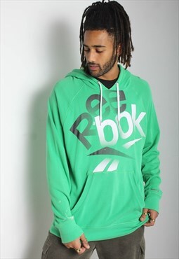 Vintage Reebok Sweatshirt Hoodie Green