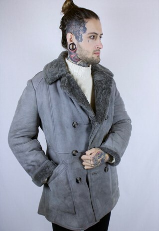 VINTAGE GENUINE SHEEPSKIN COAT