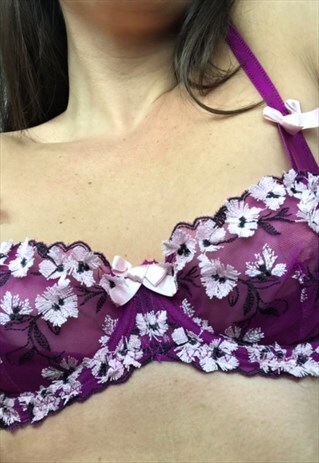 AGENT PROVOCATEUR PURPLE DEADSTOCK BRA