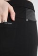 VINTAGE DKNY LEGGINGS SPORT BOTTOMS BLACK 