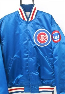 Chicago Cubs Bomber Jacket 90s Starter Diamond Collection