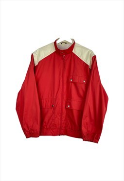 Vintage Urban Style Jacket in Red L