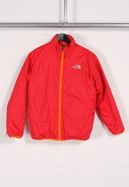Vintage The North Face Puffer Jacket in Red Light Coat XS
