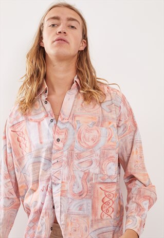 VINTAGE PATTERNED FESTIVAL LONG SLEEVE SHIRT