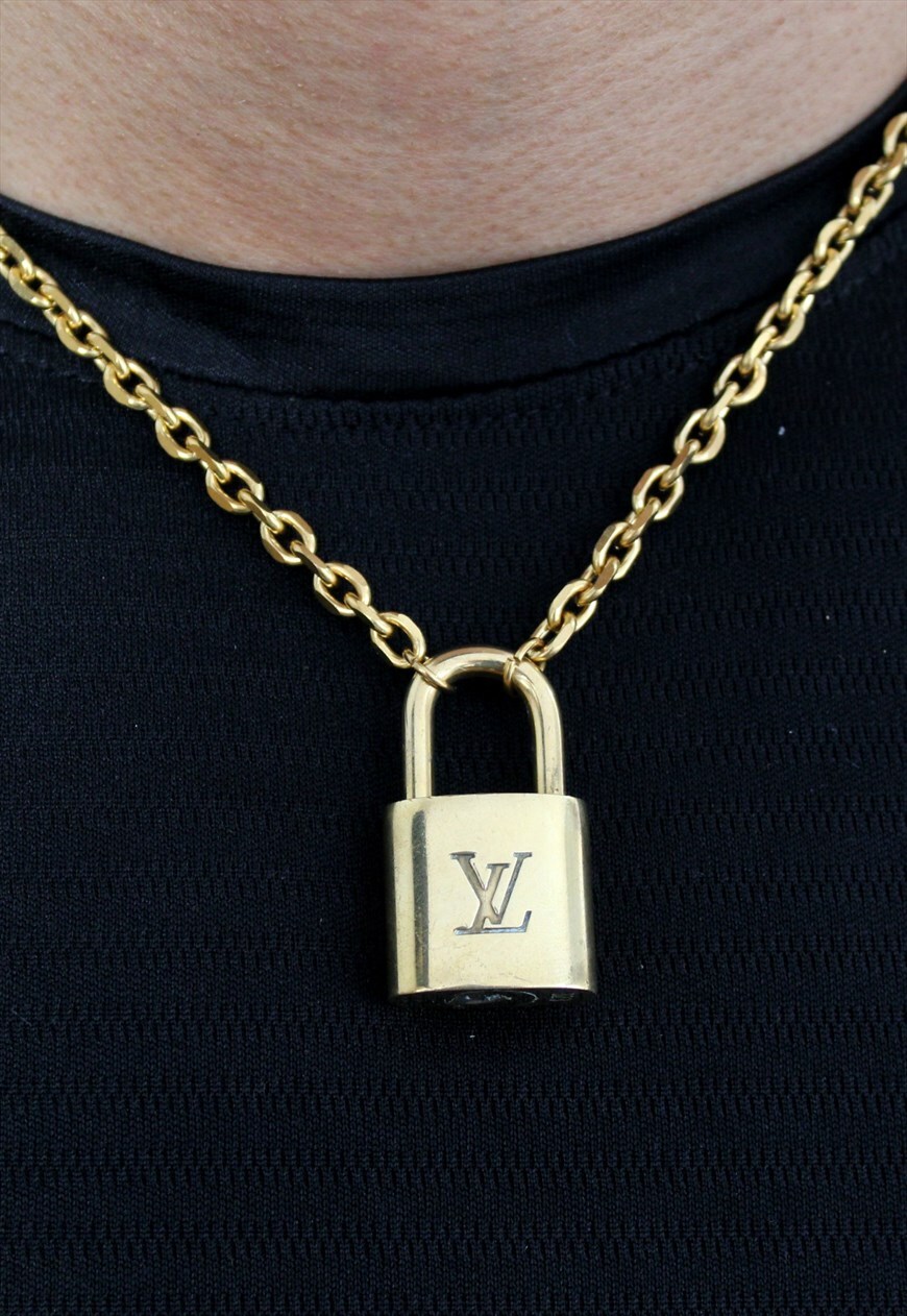 louis vuitton padlock necklace asos