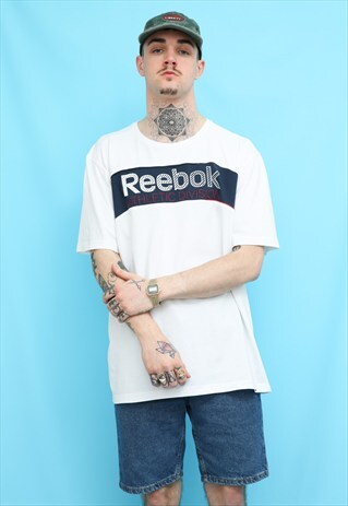 REEBOK WHITE SPORTS T-SHIRT