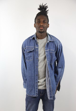 VINTAGE CALVIN KLEIN DENIM SHIRT