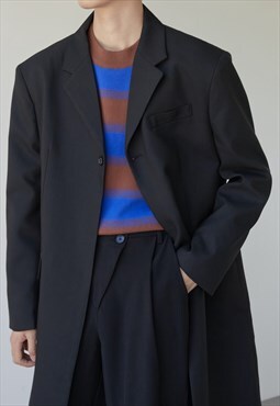 Men's high-quality design long suit jacket a vol.4