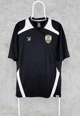 Notts County Football Shirt Black FBT XXL
