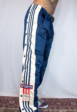 SPORTS TRACKSUIT BOTTOMS POPPERS