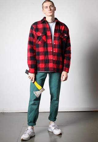 DICKIES CHECK FLANNEL JACKET