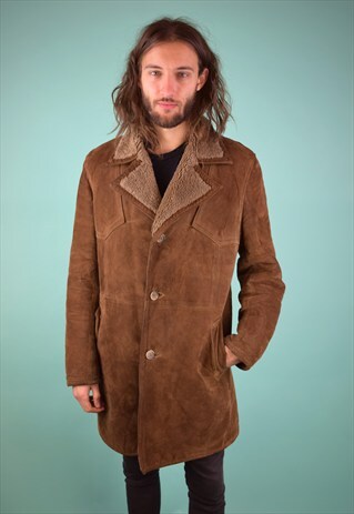VINTAGE 90'S SHEARLING COAT