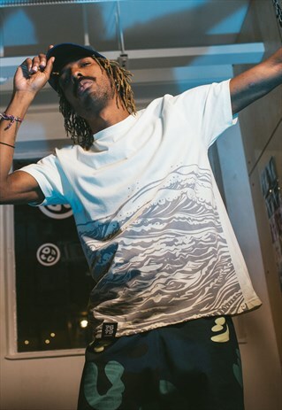 YOROSHIKU CLASSIC: MANGA ORGANIC T-SHIRT (MOTHER SEA)