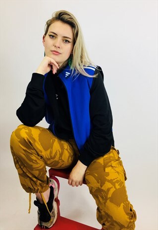 VINTAGE ADIDAS REVERSIBLE FLEECE GILET