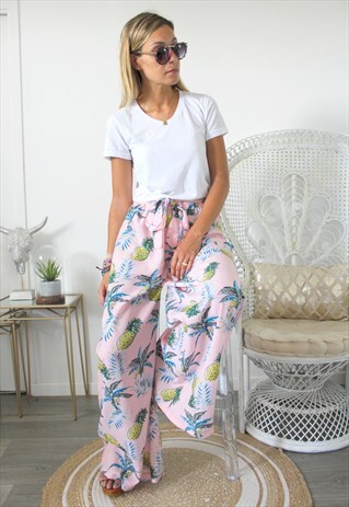 PINEAPPLE PRINT TROUSERS