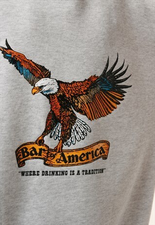 VINTAGE HANES BAR OF AMERICA TRUCKEE.CA. SWEATSHIRT 14727